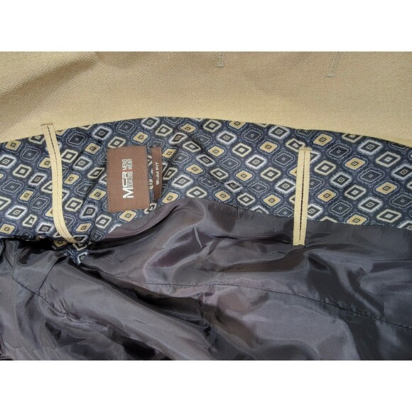 GC Men's Sz 56 MCR Moda Crise Textured Blazer Sport Coat in Mustard Tan NEW $400 - Picture 11 of 12